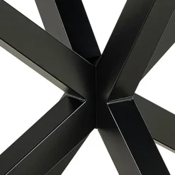 Rechthoekige Eettafels|Industriële Eettafels-Hioshop Heaven eetkamertafel 80x135cm grijs