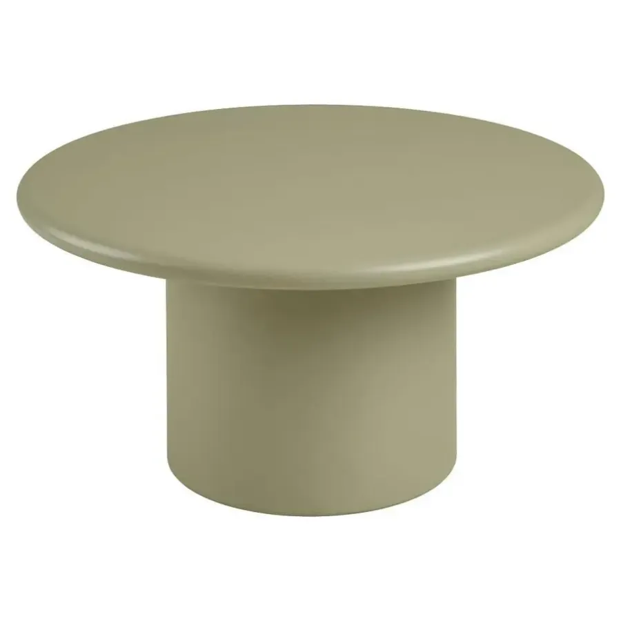 Salontafels-Merkloos Hioshop Henny salontafel Ø80cm groen