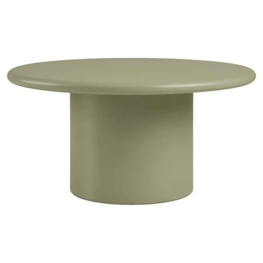 Salontafels-Merkloos Hioshop Henny salontafel Ø80cm groen