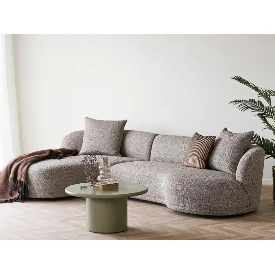 Salontafels-Merkloos Hioshop Henny salontafel Ø80cm groen