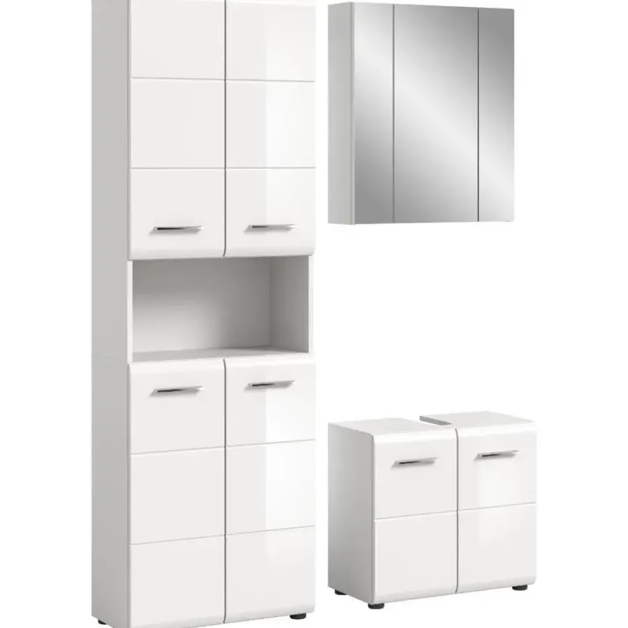 Merkloos Hioshop Ice badkamer I65 wit hoogglans- wit