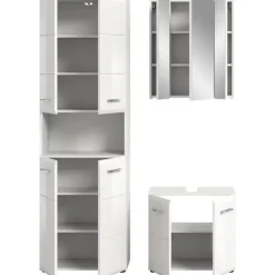 Merkloos Hioshop Ice badkamer I65 wit hoogglans- wit