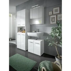Merkloos Hioshop Ice badkamer I65 wit hoogglans- wit