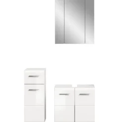 Merkloos Hioshop Ice badkamer I76 wit hoogglans- wit