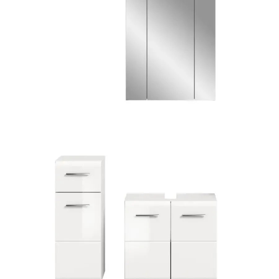Merkloos Hioshop Ice badkamer I76 wit hoogglans- wit