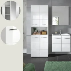 Merkloos Hioshop Ice badkamer I61 wit hoogglans- wit