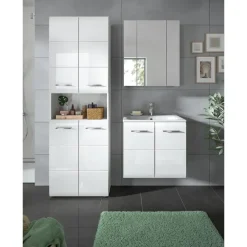 Merkloos Hioshop Ice badkamer I61 wit hoogglans- wit