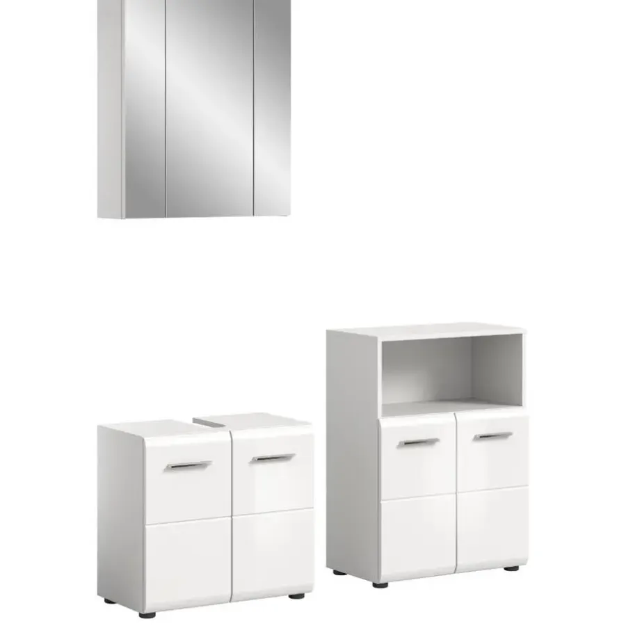 Merkloos Hioshop Ice badkamer I66 wit hoogglans- wit