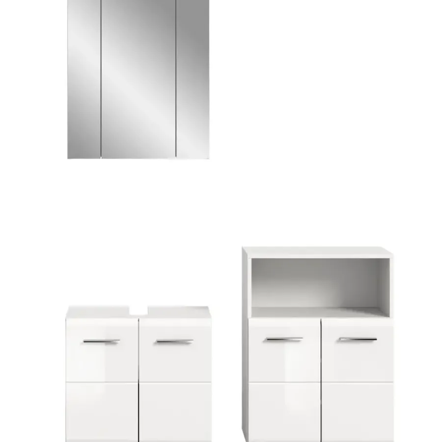 Merkloos Hioshop Ice badkamer I66 wit hoogglans- wit