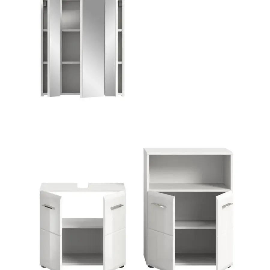 Merkloos Hioshop Ice badkamer I66 wit hoogglans- wit