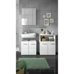 Merkloos Hioshop Ice badkamer I66 wit hoogglans- wit