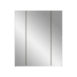 Spiegelkasten-Merkloos Hioshop Ice spiegelkast zwart mat- eiken decor