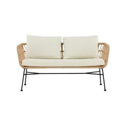Loungebanken-Hioshop Isola tuinbank 3-persoons natuur
