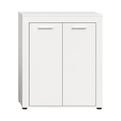 Hioshop Jam schoenenkast 2 deuren wit