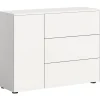 Dressoirs-Hioshop Loft dressoir 3 laden 1 deur wit