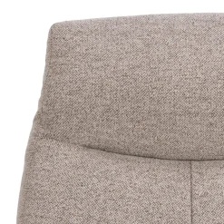 Fauteuils-Hioshop London fauteuil recliner met voetenbank bouclé beige