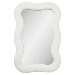 Merkloos Hioshop Mia spiegel teddyframe wit