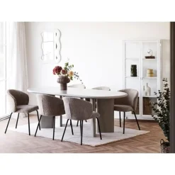 Merkloos Hioshop Mia spiegel teddyframe wit