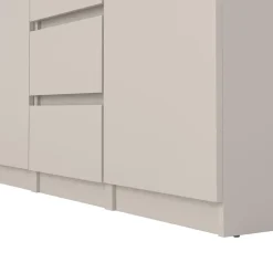 Dressoirs-Hioshop Naia dressoir 2 deuren 4 lades eikdecor