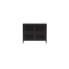 Hioshop Nett dressoir 4 deuren zwart