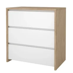 Ladekasten|Ladekasten-Hioshop Next ladekast 3 lades hoogglans wit