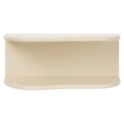Wandplanken-Merkloos Hioshop Nia wandplank 2 planken beige