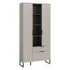 Dressoirs-Merkloos Hioshop Noida dressoir 2 deuren- 1 vouwdeur- 1 lade- 4 planken kasjmier decor