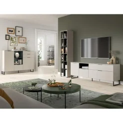 Merkloos Hioshop Noida wandkast 12 vakken kasjmier decor