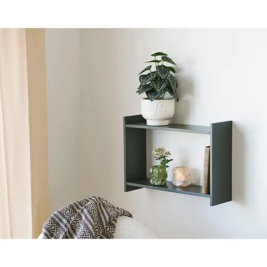 Wandplanken-Merkloos Hioshop Norna wandplank 1 plank groen