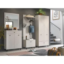 Schoenenkasten-Hioshop Notes schoenenkast 2 deuren mat beige