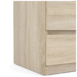 Ladekasten|Ladekasten-Hioshop Noulan commode 5 lades eiken decor