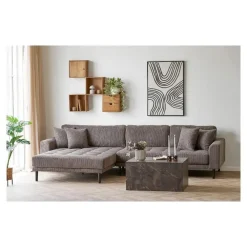 Salontafels-Merkloos Hioshop Nuuk salontafel marmerdecor bruin