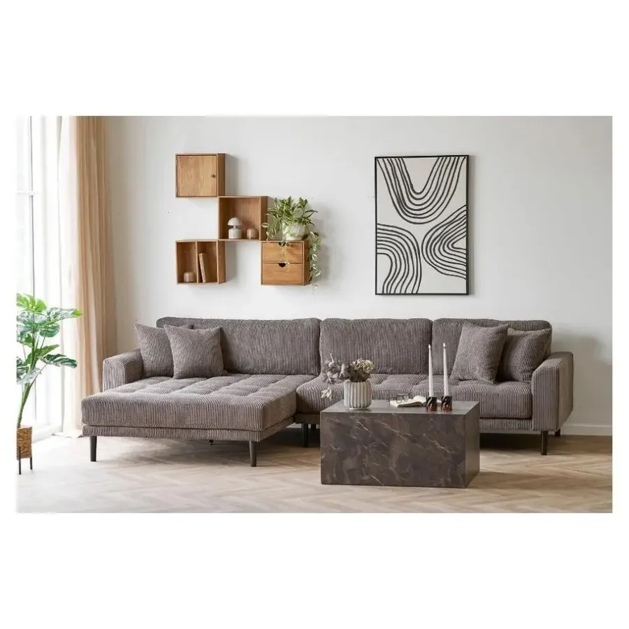 Salontafels-Merkloos Hioshop Nuuk salontafel marmerdecor bruin
