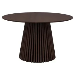 Ronde Eettafels-Hioshop Osaka eetkamertafel Ø120cm gerookt