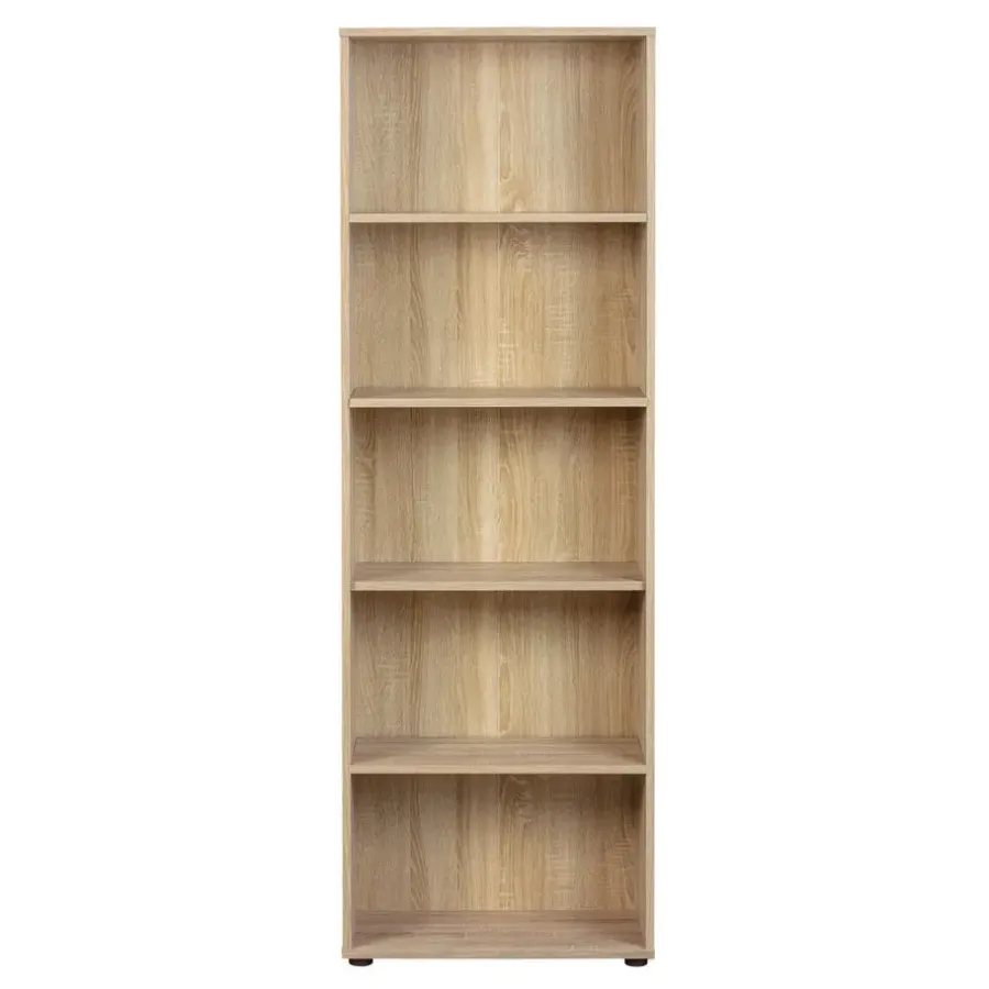 Wandkasten-Hioshop Parim wandkast 5 ruimtes Sonoma eiken decor