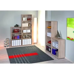 Wandkasten-Hioshop Parim wandkast 5 ruimtes Sonoma eiken decor