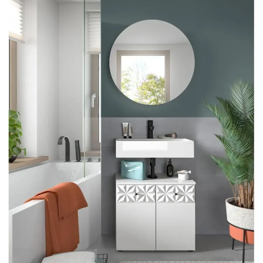 Merkloos Hioshop Prisma badkamer P6 wit
