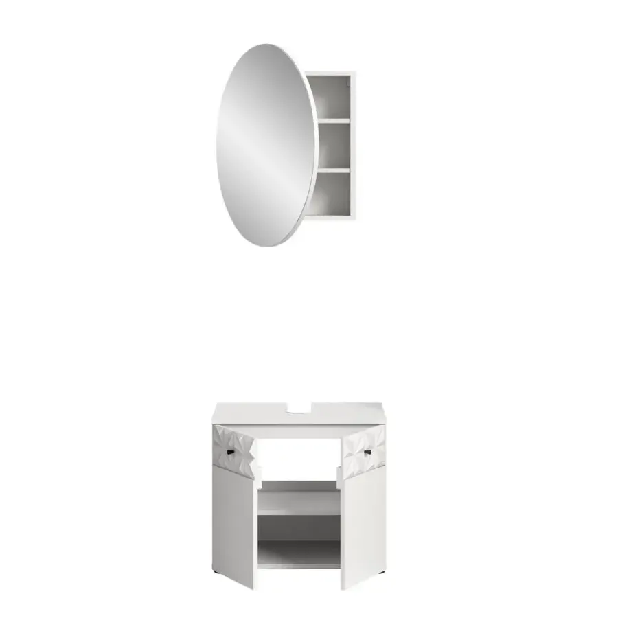 Merkloos Hioshop Prisma badkamer P6 wit