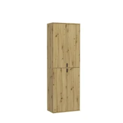 Draaideurkasten-Hioshop ProjektX kledingkast 4 deuren eiken decor