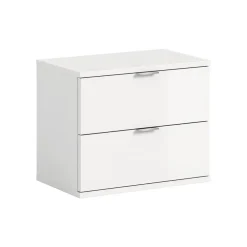 Hioshop ProjektX schoenenkast 2 laden wit hoogglans
