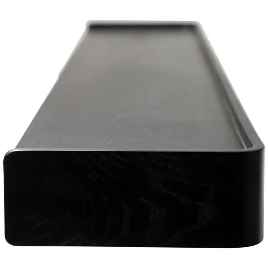 Wandplanken-Merkloos Hioshop Protopia Dan-Form wandplank fineer essen zwart