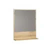 Spiegelkasten-Hioshop PureBliss spiegel bad 60cm met plank eik decor