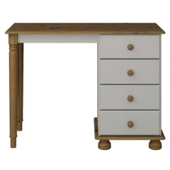 Kaptafels-Hioshop Richard kaptafel 4 laden bruin-grijs