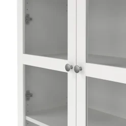 Buffetkasten-Hioshop Roma vitrinekast 2 deuren wit