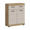 Badmeubelsets-Merkloos Hioshop Scout badkamerkast 2 deuren- 1 lade kasjmier decor mat- eiken decor