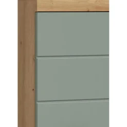 Badmeubelsets-Merkloos Hioshop Scout badkamerkast 2 deuren- 1 lade salvie decor- eiken decor