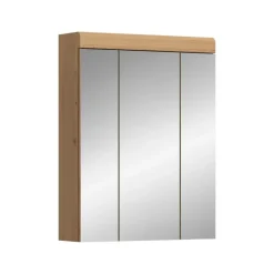 Merkloos Hioshop Scout spiegelkast 3 spiegeldeuren salvie decor- eiken decor