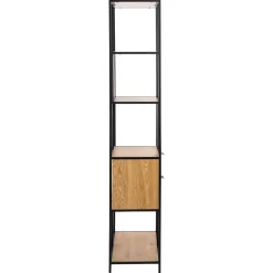 Hioshop Sea wandkast 2 lades 4 planken natuur