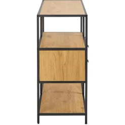 Wandkasten-Hioshop Sea wandkast 2 lades 3 planken natuur