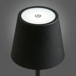 Merkloos Hioshop Senta bureaulamp oplaadbaar zwart